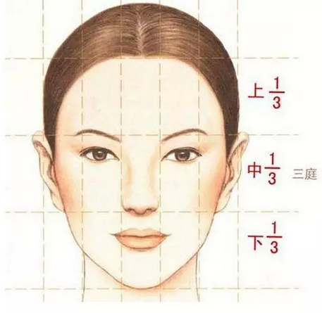 双眼皮,隆鼻,苹果肌